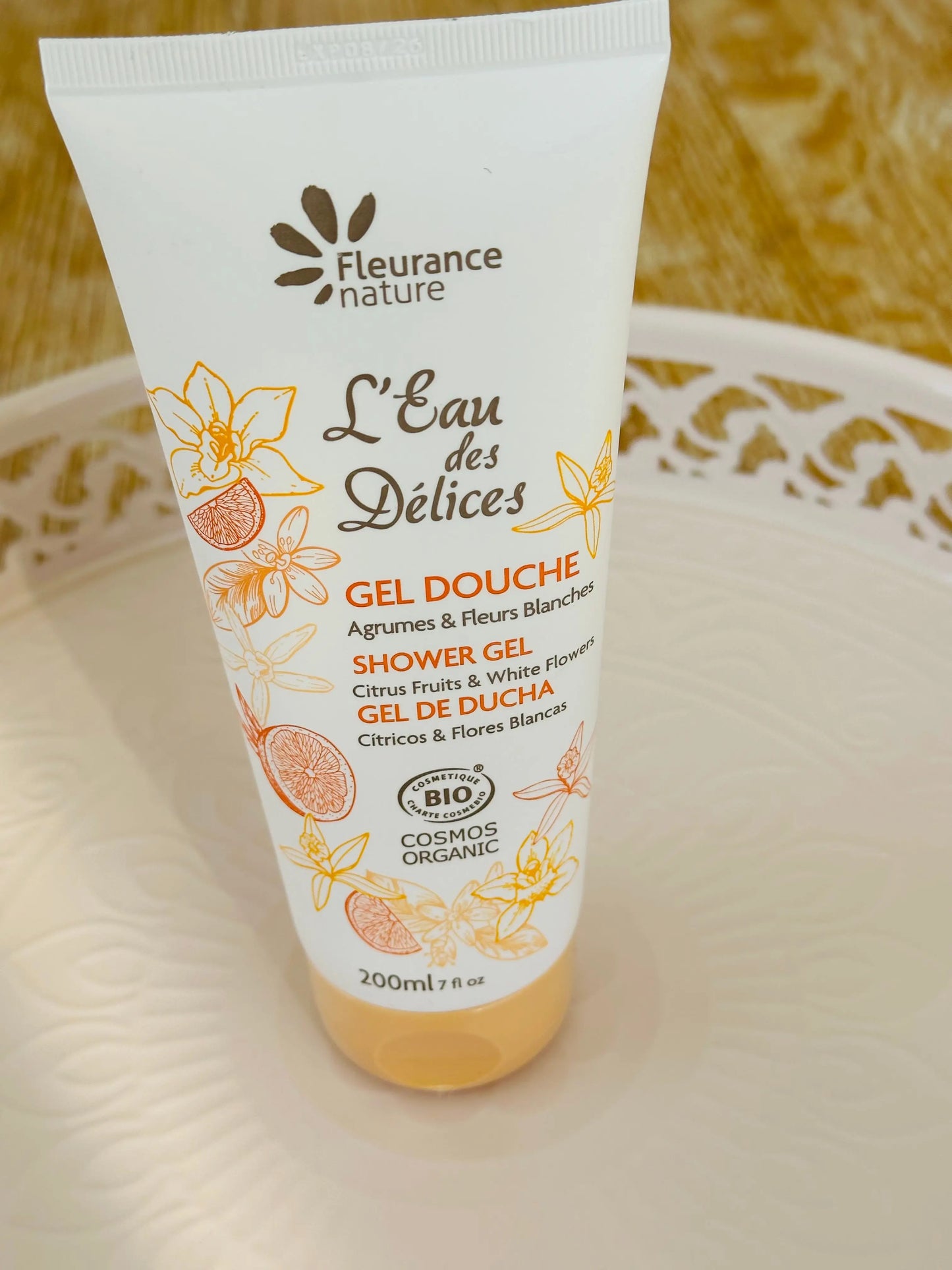 Gel douche parfumé Agrumes et Fleurs blanches - MON BIO CONCEPT