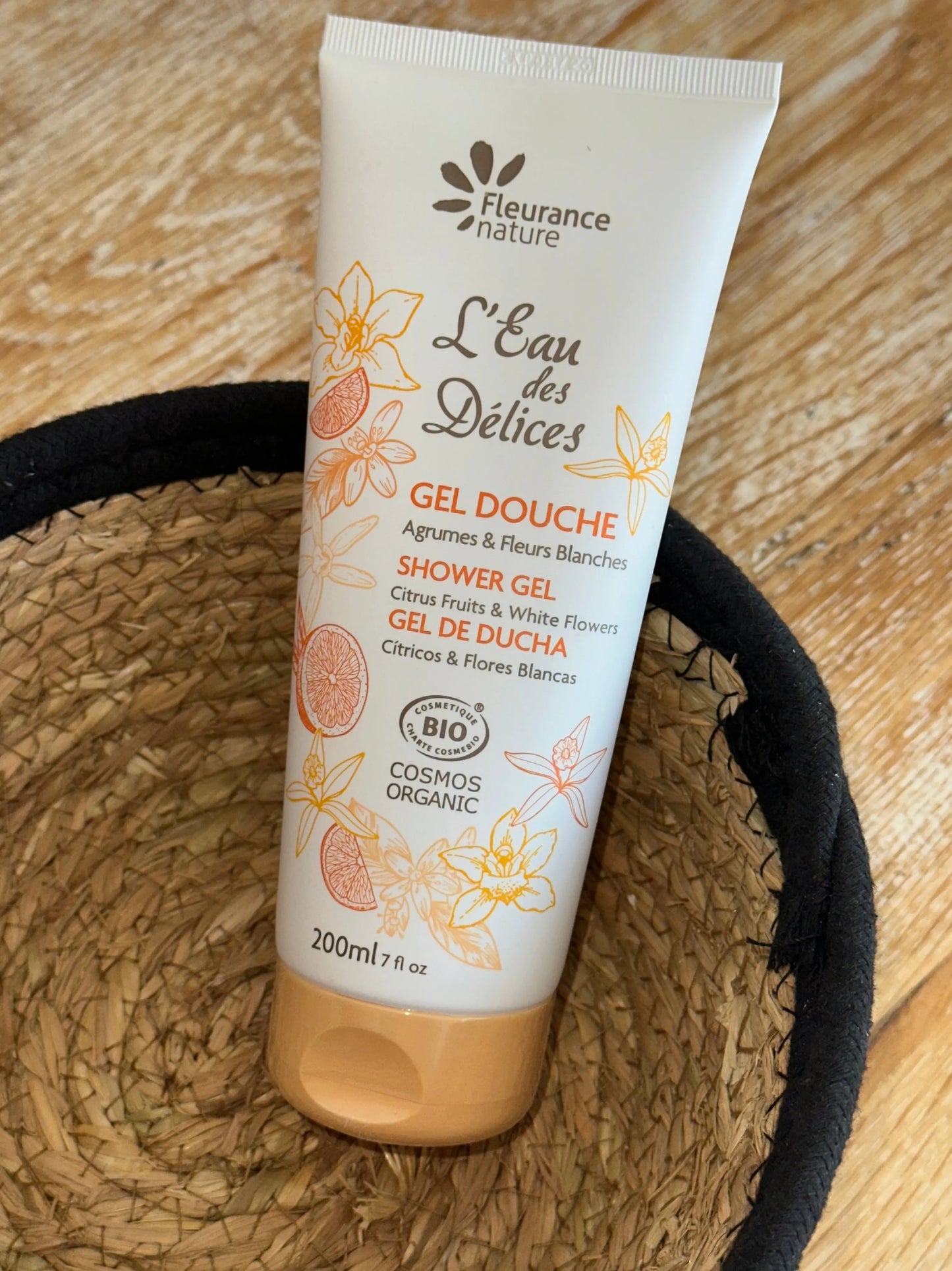 Gel douche parfumé Agrumes et Fleurs blanches - MON BIO CONCEPT