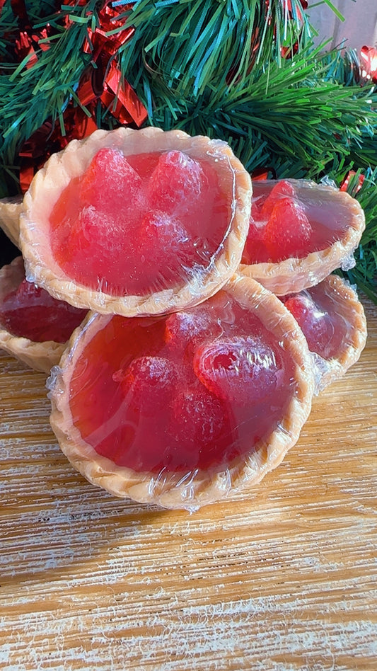 Savon tartelette fraise