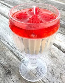 Bougie Cheescake Fraise - MON BIO CONCEPT
