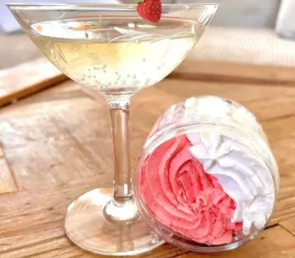 Chantilly de douche Champagne Fraise - MON BIO CONCEPT