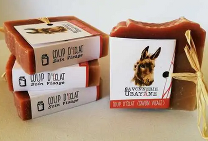 Savon visage Lait d'ânesse coup d'éclat - Peaux matures/sensibles