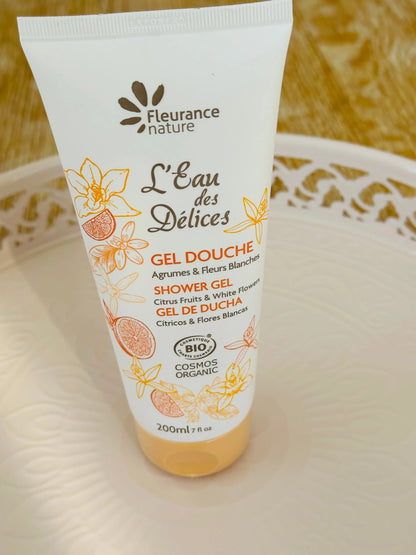 Gel douche parfumé Agrumes et Fleurs blanches - MON BIO CONCEPT