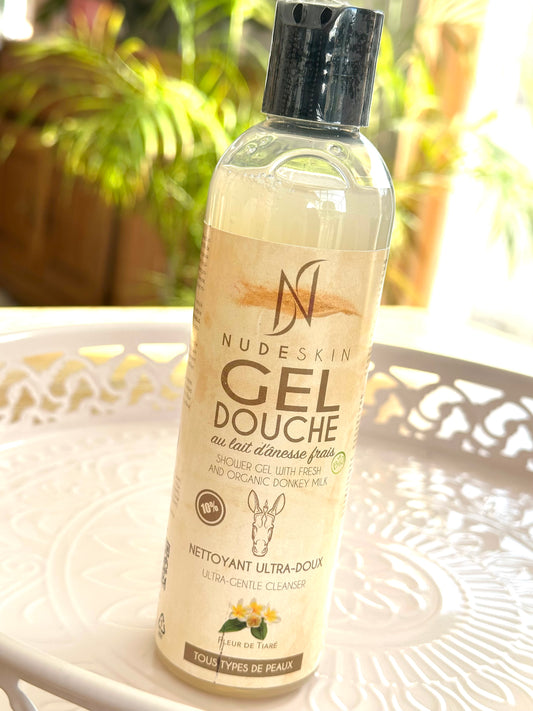 Gel douche Lait d'ânesse Parfum Fleur de Tiare