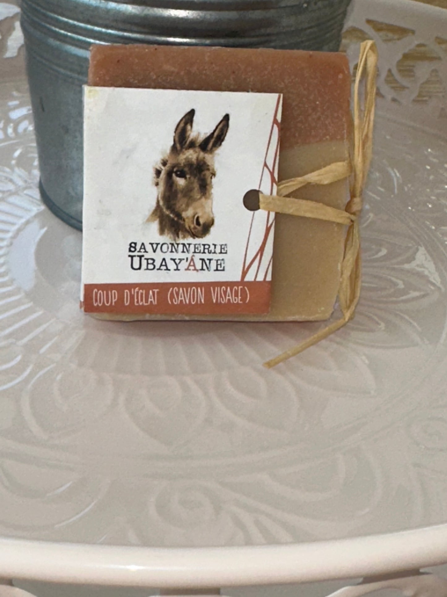 Savon visage Lait d'ânesse coup d'éclat - Peaux matures/sensibles