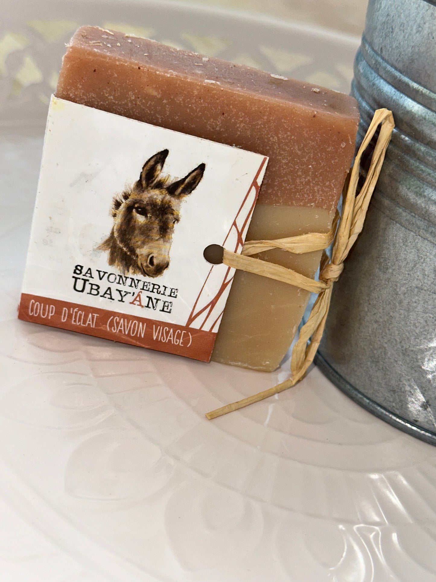 Savon visage Lait d'ânesse coup d'éclat - Peaux matures/sensibles